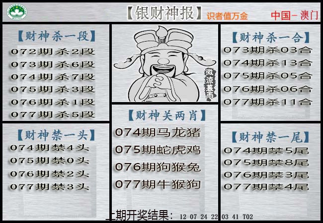 077期银财神[图]